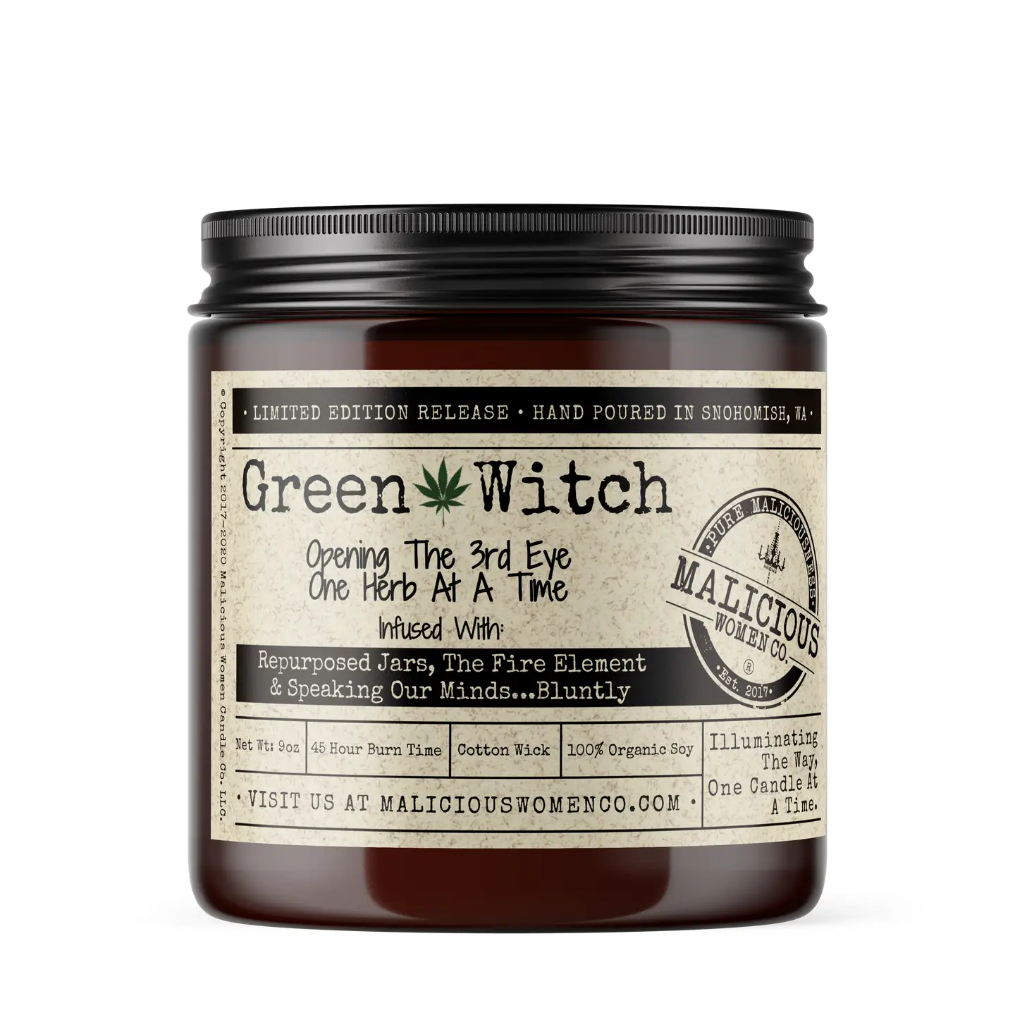 Green Witch Candle