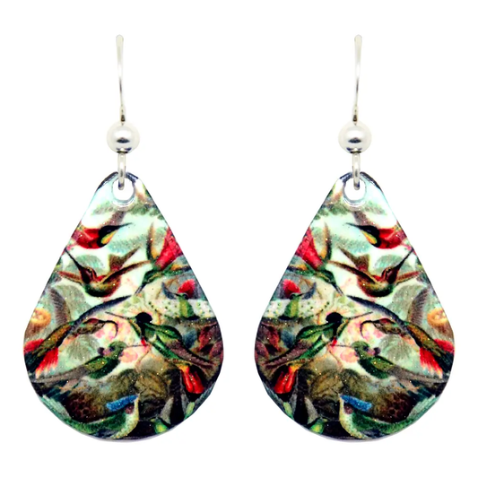 Haeckel's Hummingbirds Earrings