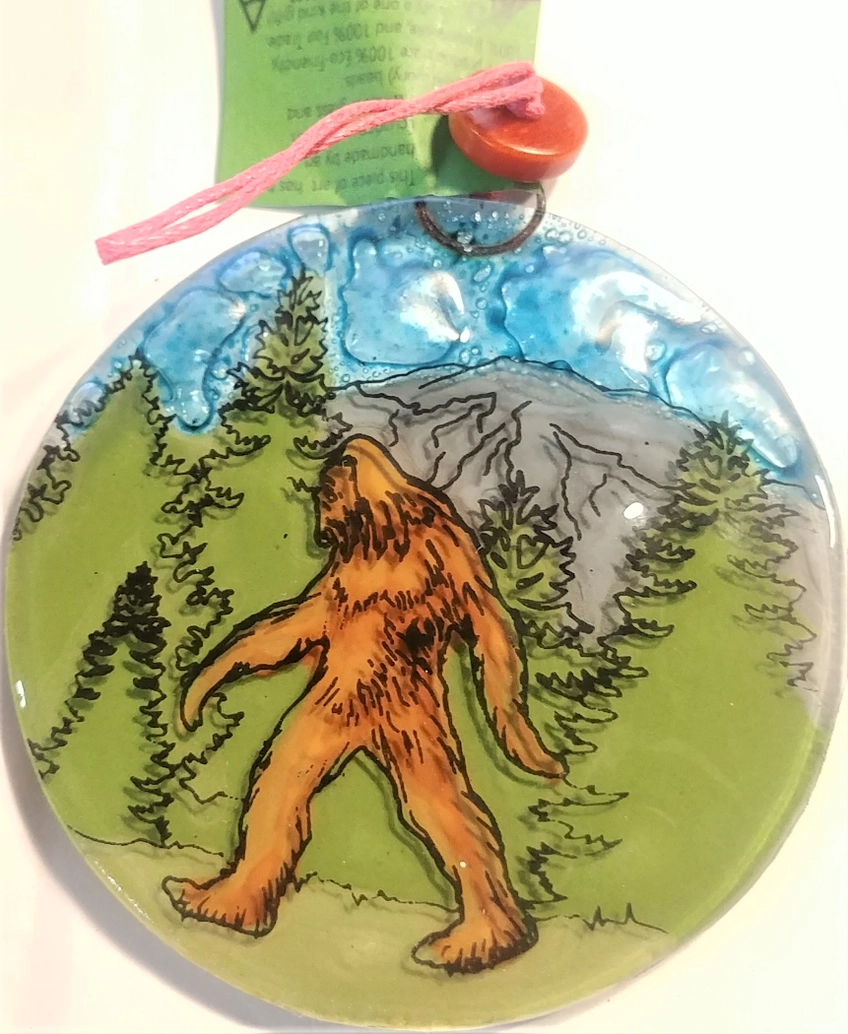 Glass Ornament - Sasquatch