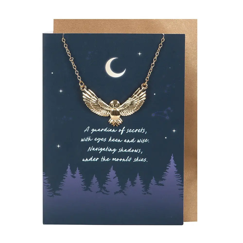 Owl Necklace Card