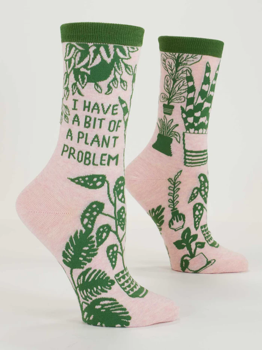 I Have A Bit of A Plant Problem Crew Socks