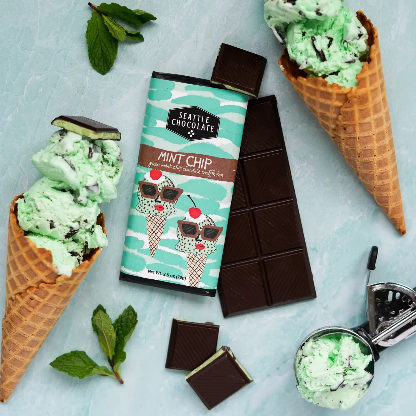 Mint Chip Truffle Bar