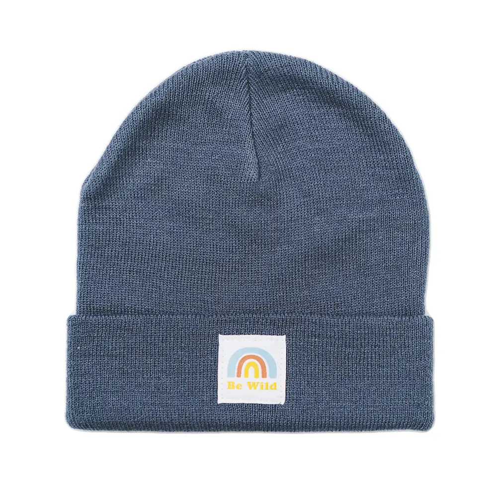 Be Wild Cuffed Beanie-Slate