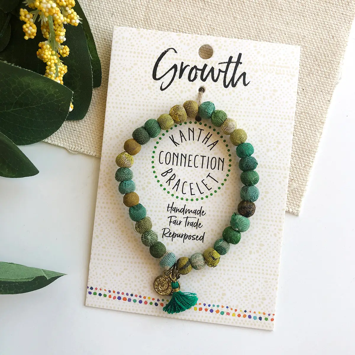 Kantha Connection Bracelet Growth