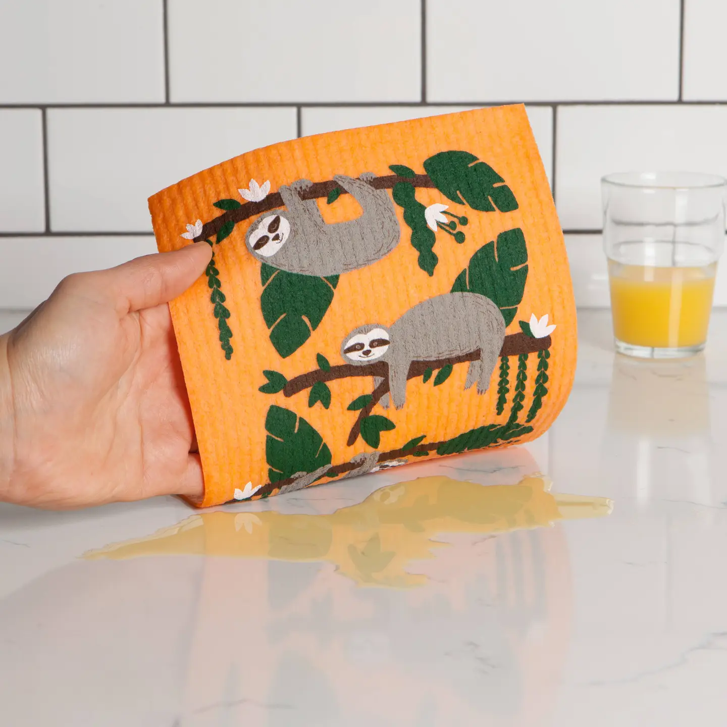 Sybil Sloth Swedish Dishcloth