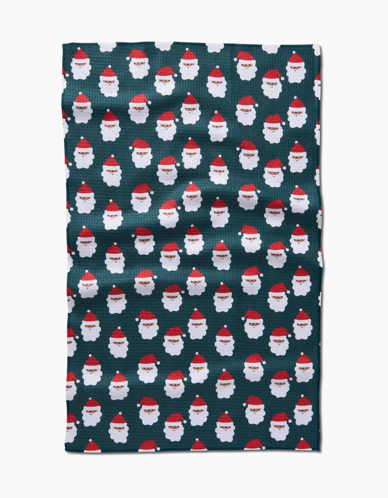 Geometry Tea Towel: Santa Santa