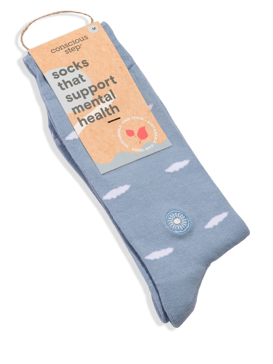 Socks That Support Mental Health - Clouds
