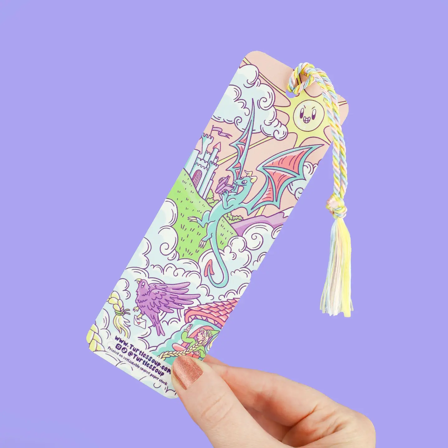Dreamy Dragon Castle Bookmark
