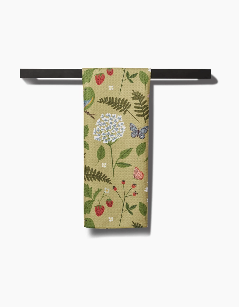 Geometry Tea Towel: Good Green Earth