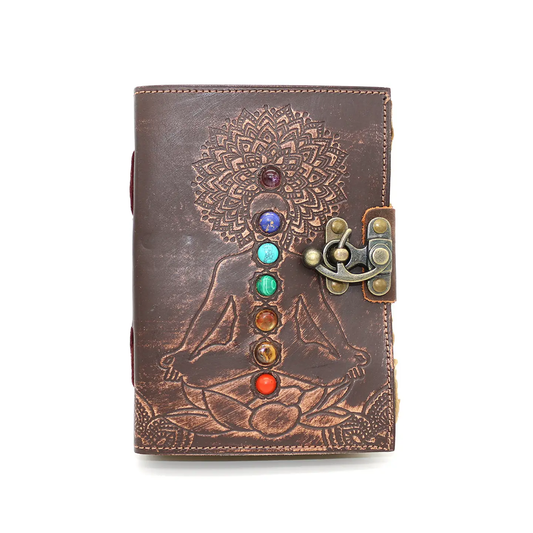 Chakra Leather Journal