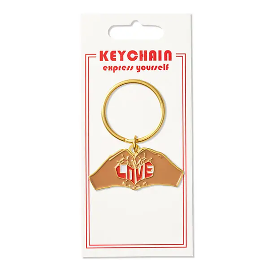 Heart Hands Love Keychain