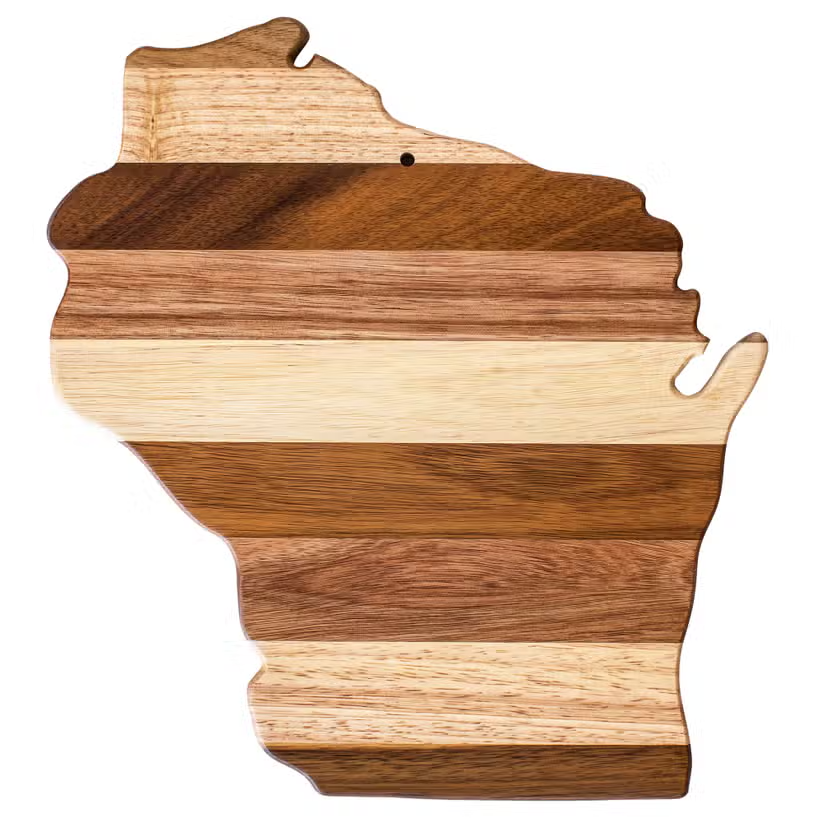 Wisconsin Cutting Board Shiplap