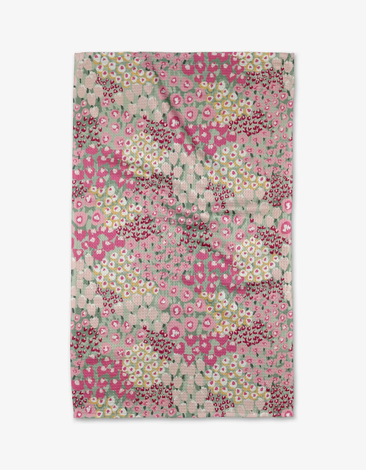 Geometry Tea Towel: Bloomed For Spring
