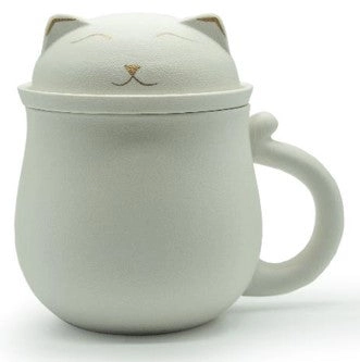 Lucky Cat Mug White