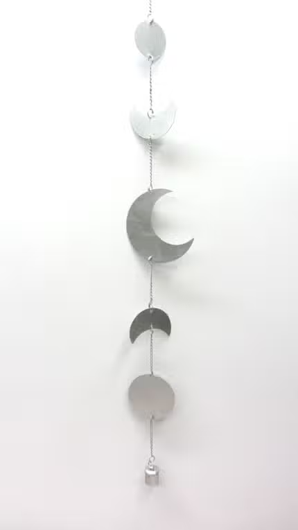 Moon Phase Chime Silver