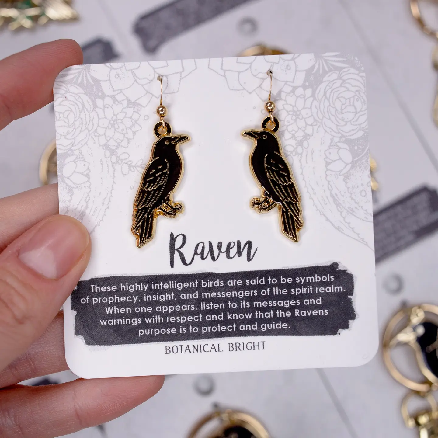 Raven Earrings