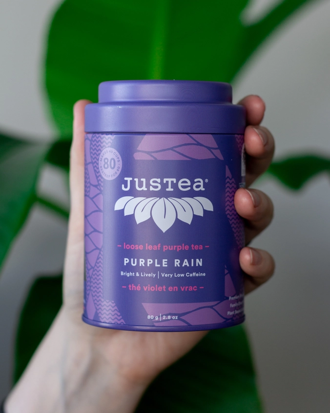 Purple Rain Tea in Tin-w/ Spoon