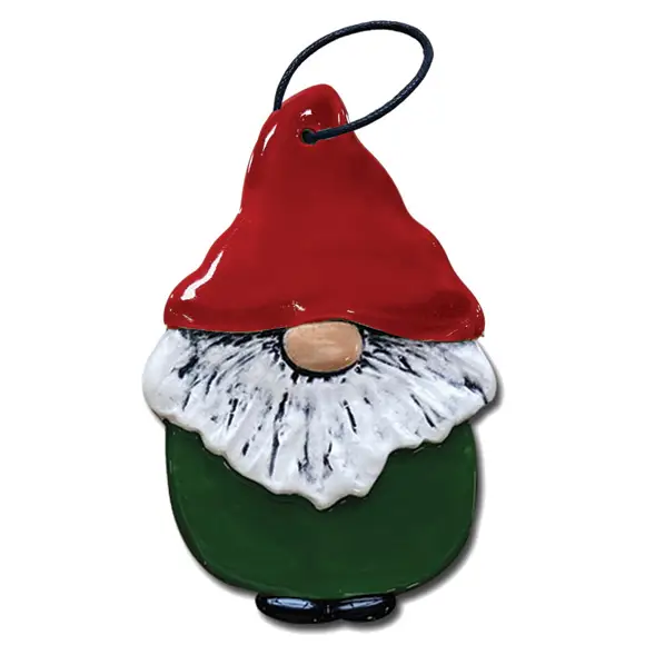 Santa Gnome Ornament