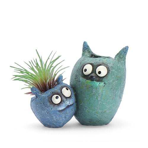 Wingman Bloomies Mini Planter-Blue/Teal