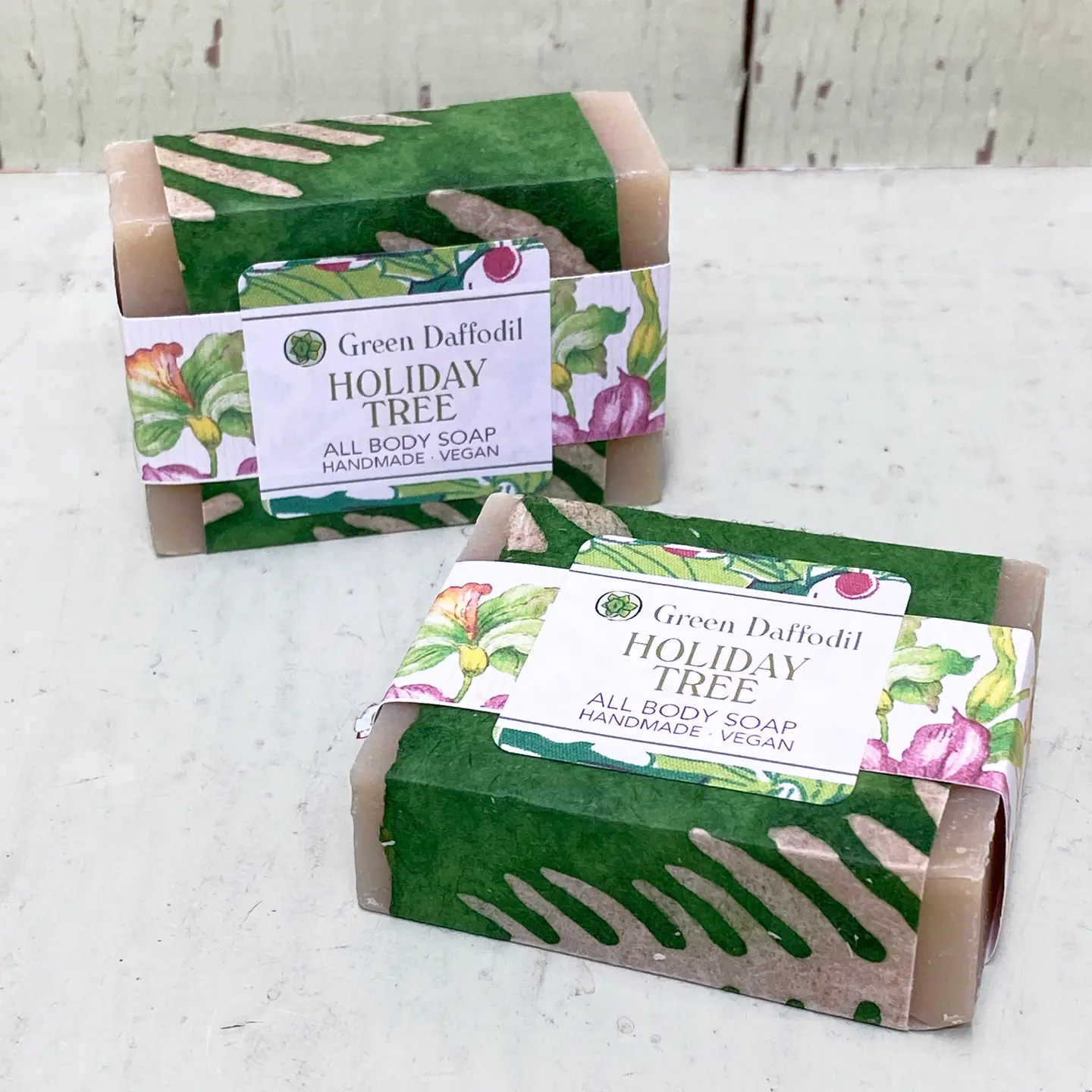 Holiday Tree Natural Handmade Bar Soap