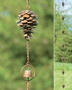 Pine Cone Rain Chain