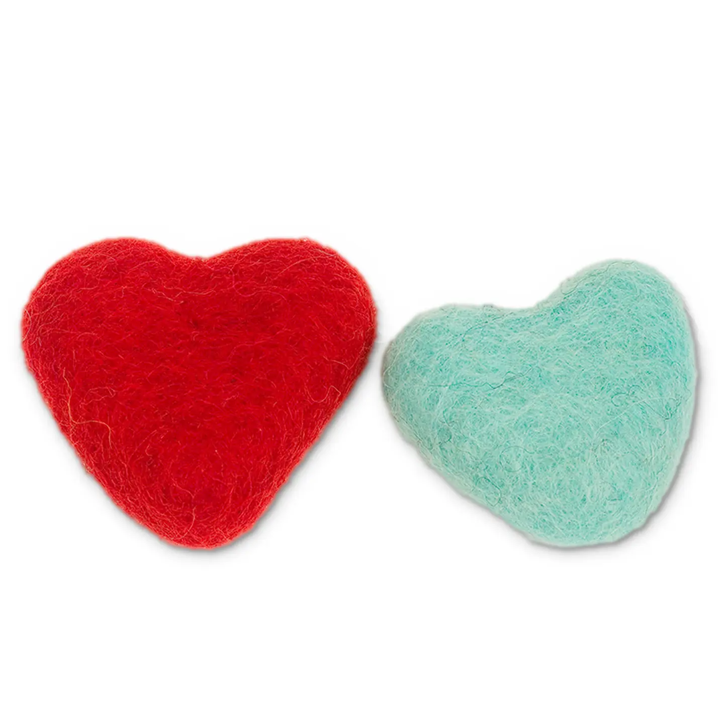 Wool Cat Toys Hearts