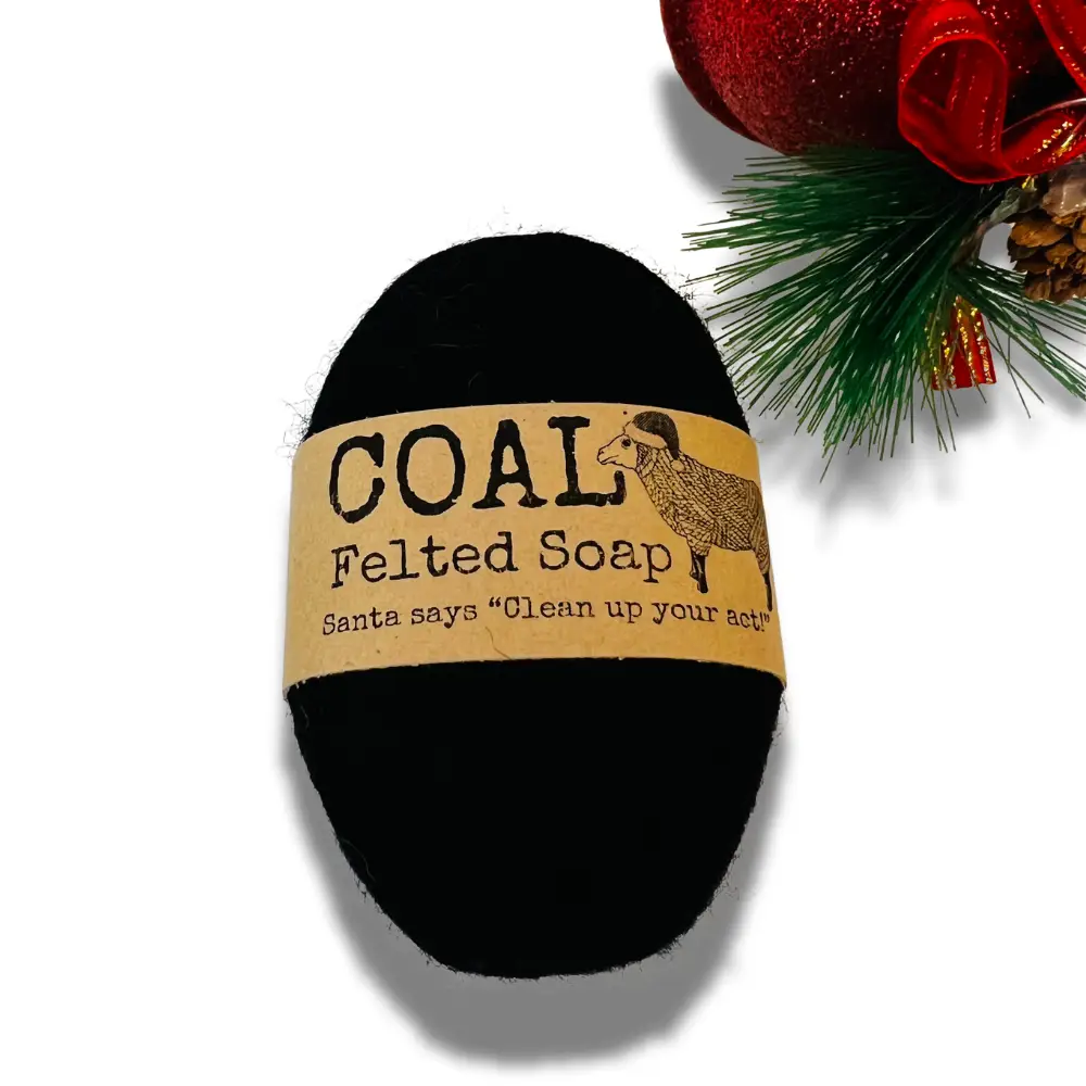 Felted Soap Coal