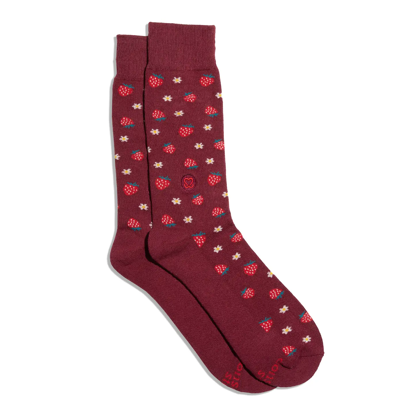 Socks That Support Self Checks Strawberries