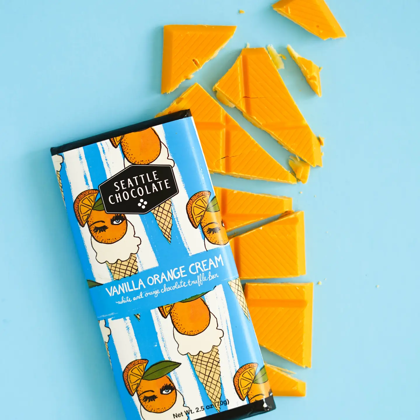 Vanilla Orange Cream Truffle Bar