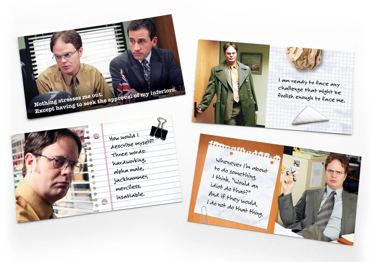 Dwight Schrute Tear & Share Notecards