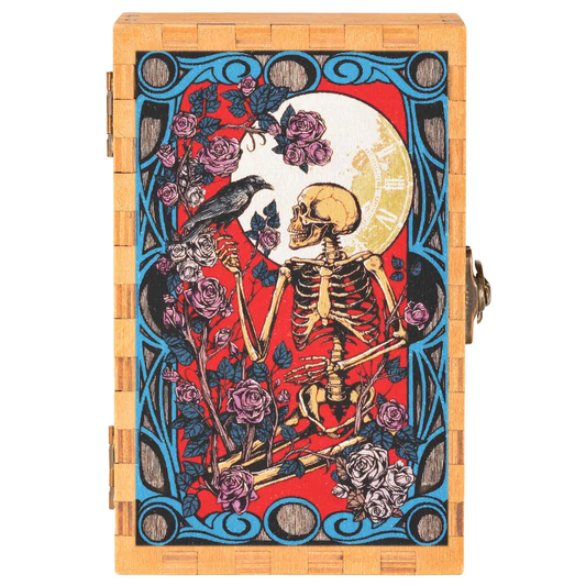 Garden Conversation Skeletons Tarot Card Box