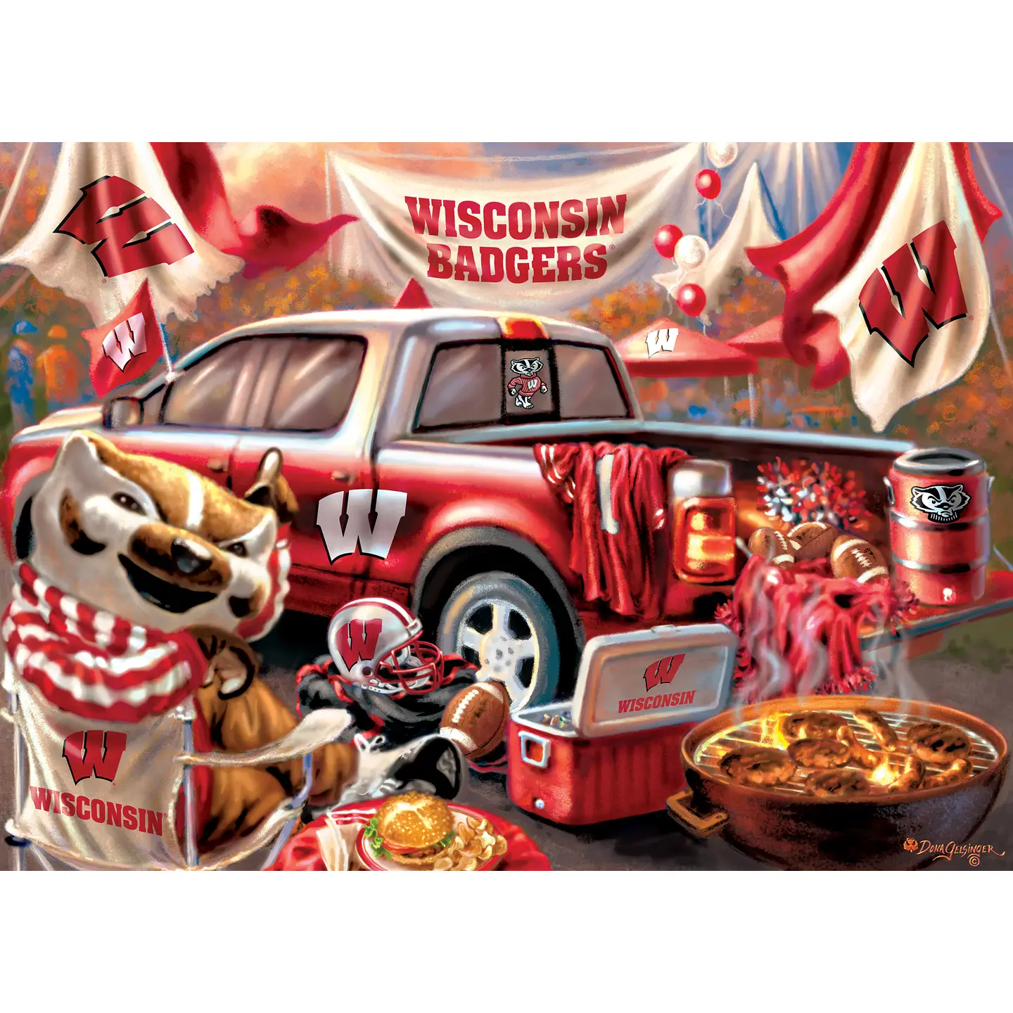 Gameday - Wisconsin Badgers Puzzle