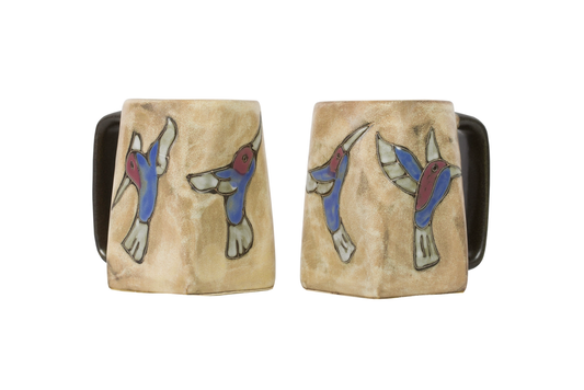 Mara Stoneware Hummingbird Square Mug