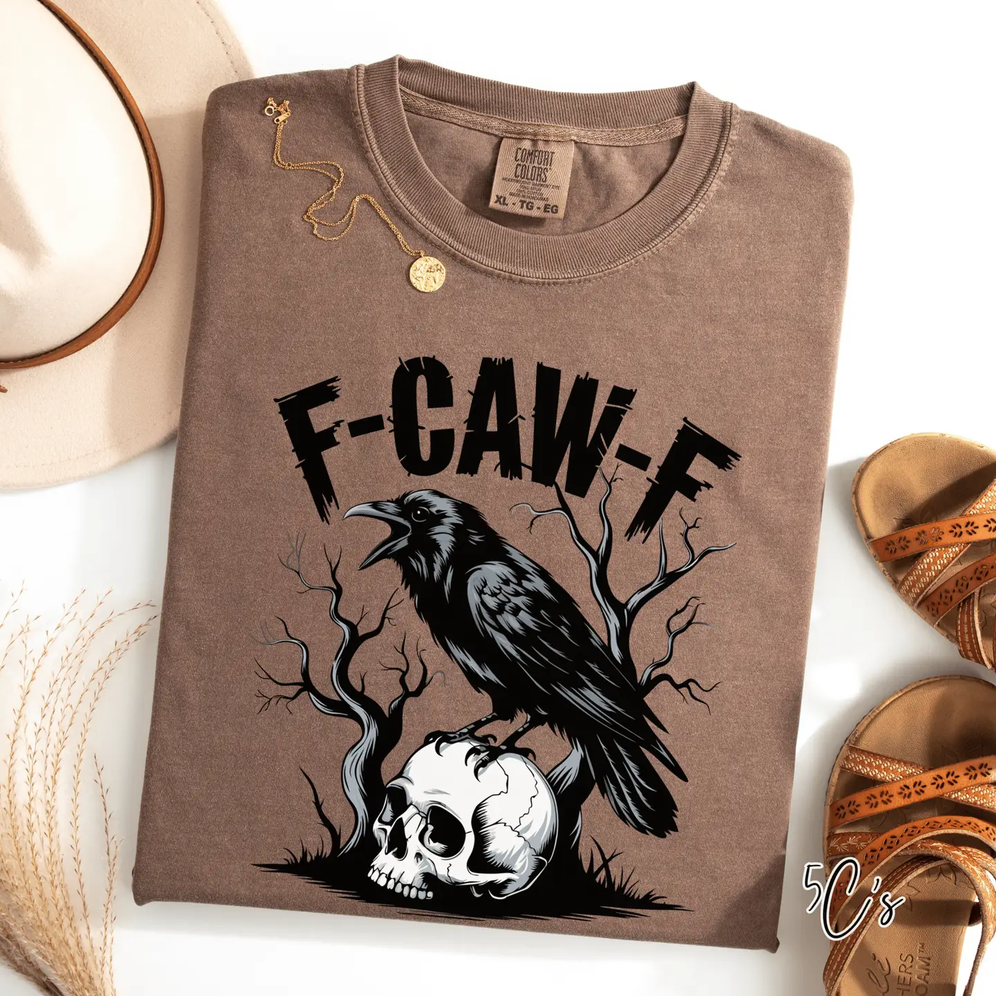 F-Caw-F Black Crow T-Shirt