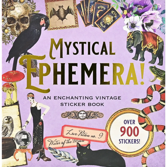 Mystical Ephemera! Vintage Sticker Book