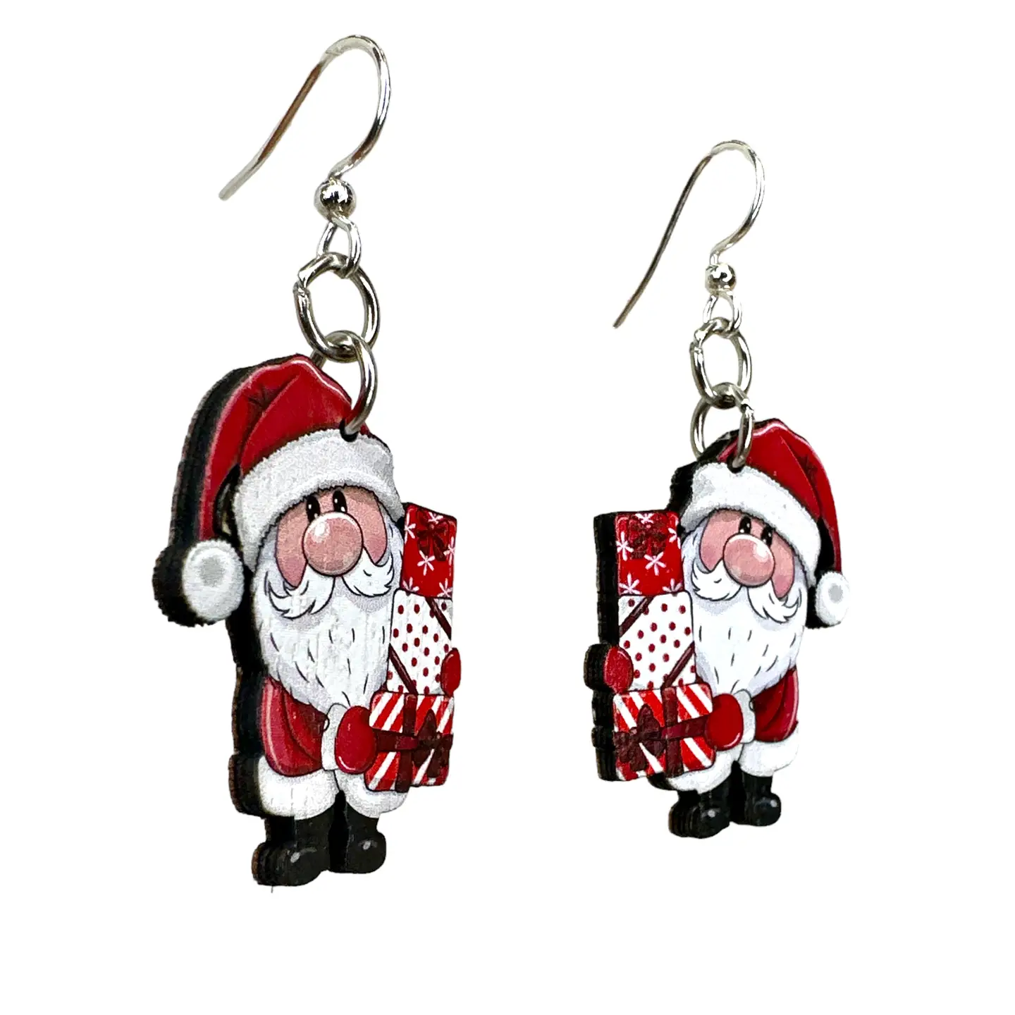 Little Santa Earrings