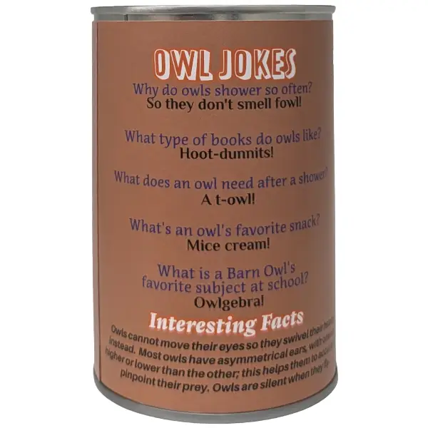 Canned Hoot the Owl Stuffed Animal