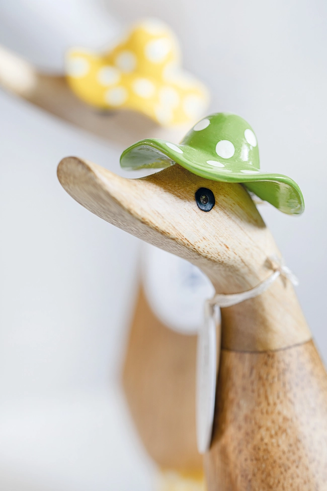 Spotty Hat + Boots Duckling