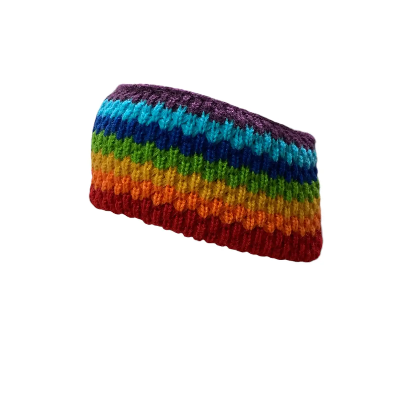 Rainbow Knit Headband