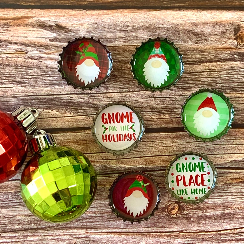 Xmas Gnomes Magnets Pack/6