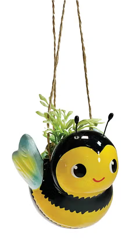 Mini Bee Hanging Planter