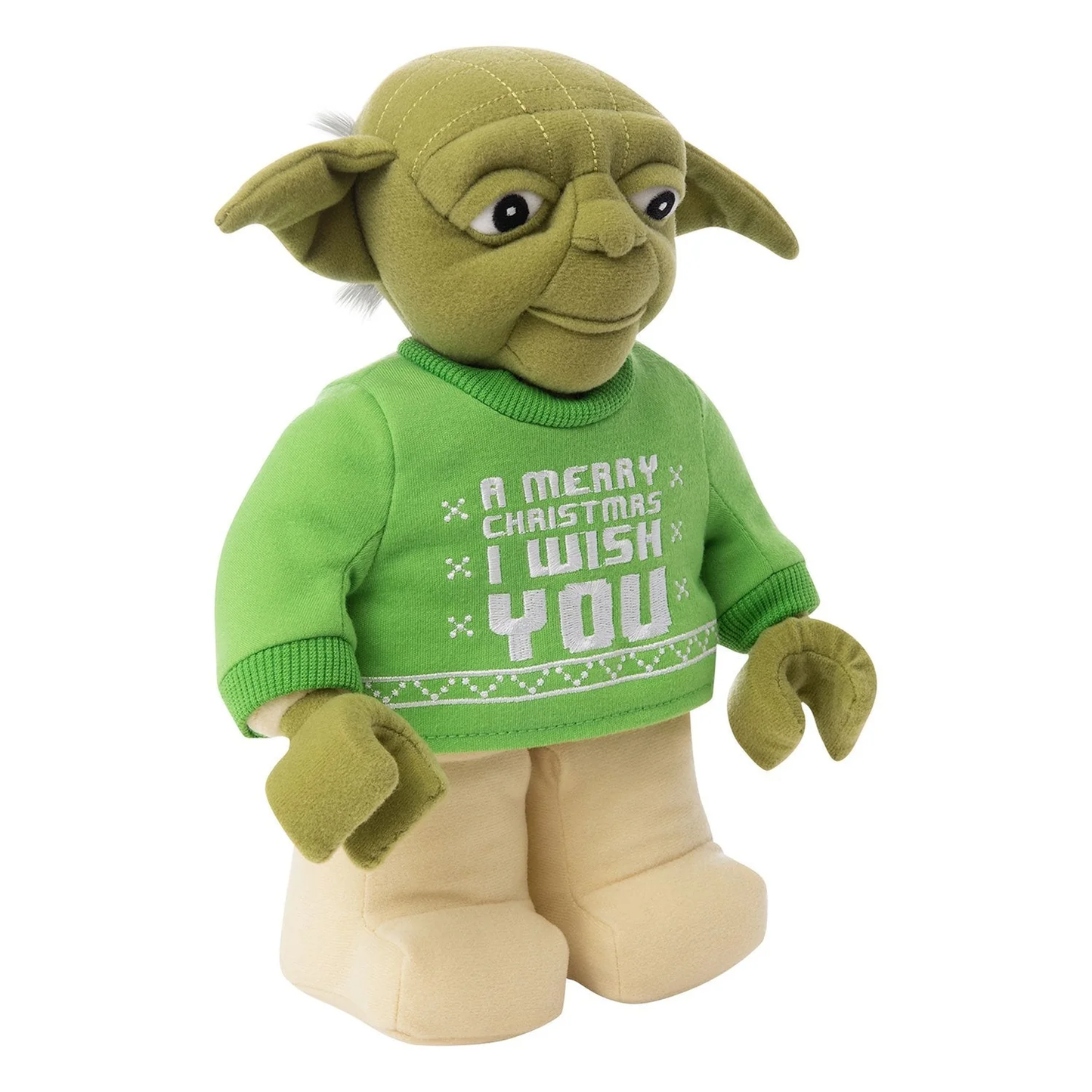 Lego Yoda Holiday Stuffed Animal