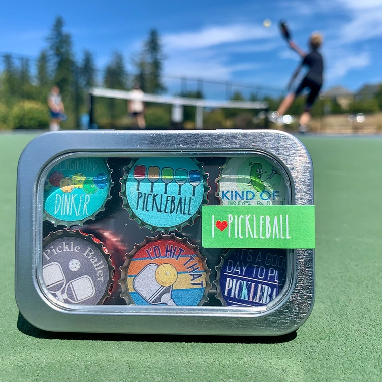 Pickleball Magnets - Pack/6