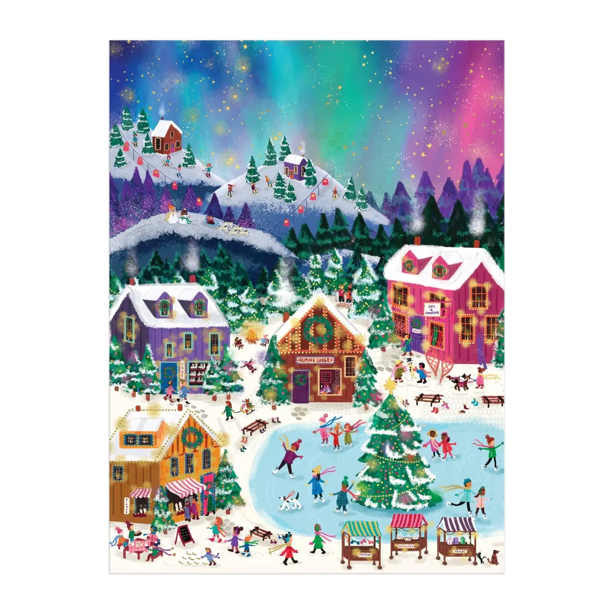 Joy Lafome Northern Lights Foil Puzzle 1000pc