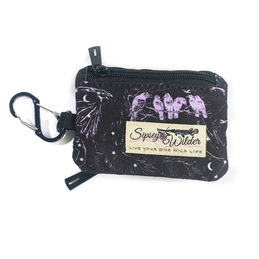 Mystic Murder Crows Clip Wallet