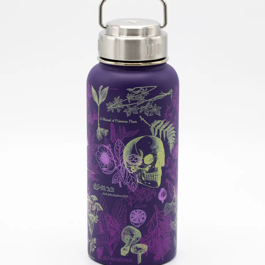 Poisonous Plants Steel Vacuum Flask 32oz