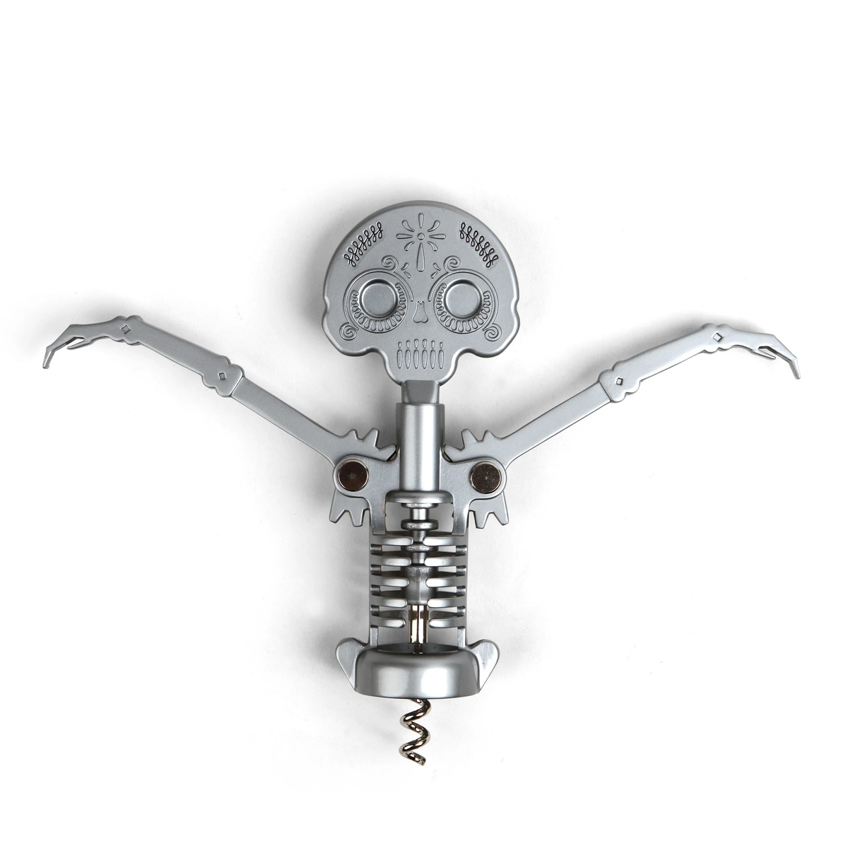 Skull Corkscrew Day of the Dead