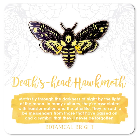Death's Head Hawkmoth Pin