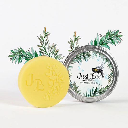 Unscented Beeswax Lotion Bar