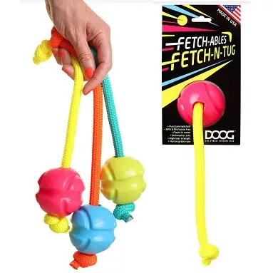 Fetch-N-Tug Ball & Rope Toy